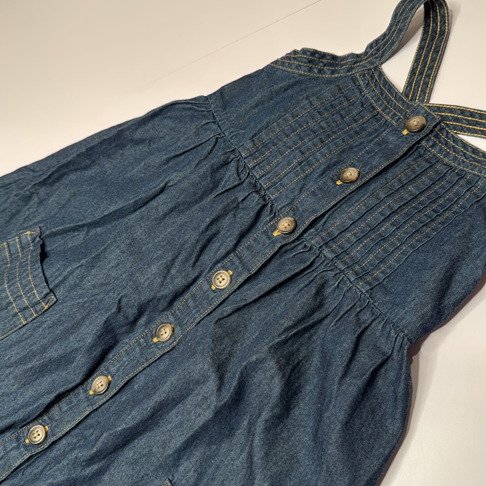 Baby Gap Denim Button-Up Dress (like new!) - Picture 2 of 5